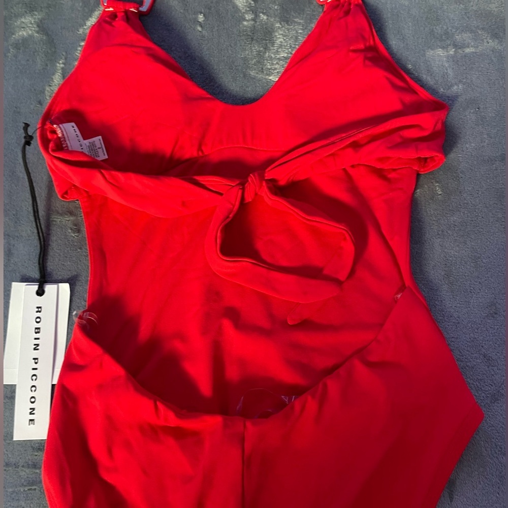 Robin Piccone Women's Kate Scoop Neck One Piece
Swimsuit | Red | NWT - Picture 9 of 15